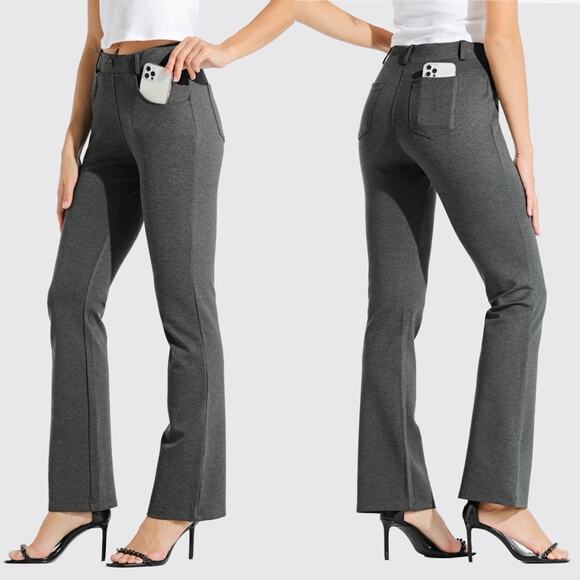 Willit Yoga Dress Pants Dark Gray Medium NWT - Picture 1 of 14